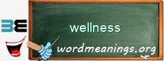 WordMeaning blackboard for wellness